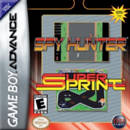 2 Games in One! - Spy Hunter + Super Sprint [USA] - Nintendo